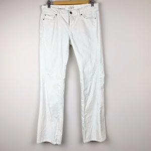 Loft // Modern Boot Off White Corduroy Jeans